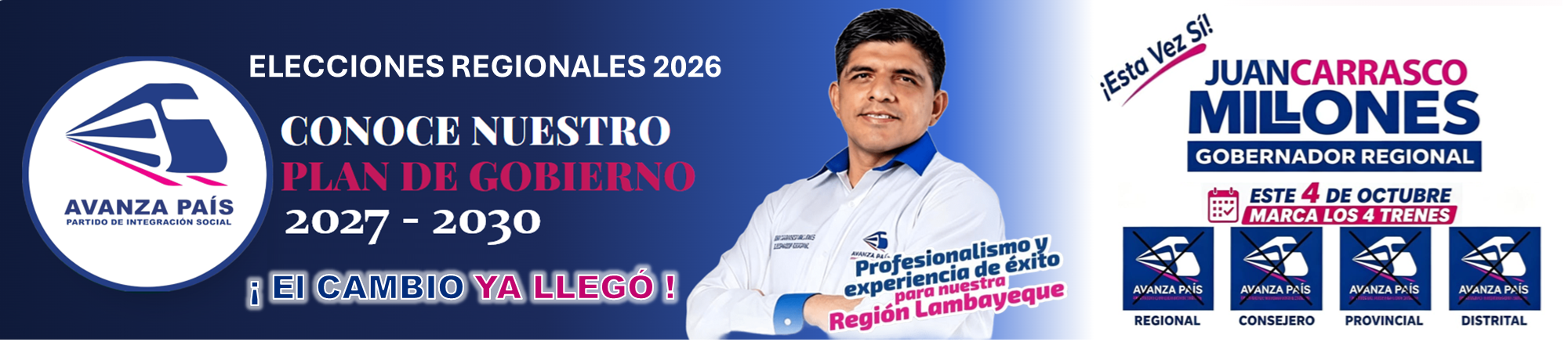 Plan de Gobierno 2027-2030 — Juan Carrasco Millones